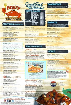 Menu photo 8 Angry Crab Shack Phoenix, AZ