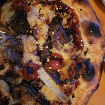 Maple River Pub - Viking pizza.bbq sauce,roasted tomatoes onions.soo good! - Pubs Near Me - Brutus, Michigan Maple River Pub - Viking pizza.bbq sauce,roasted tomatoes onions.soo good! - Pubs Near Me - Brutus, Michigan