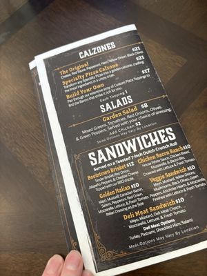 Menu photo 4 Gold Dust Pizza Copperopolis Copperopolis, CA