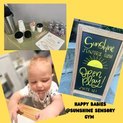 Sunshine Sensory Gym - Tuesdays from 9-10! Coffee, community and smiles included! Only $15 an hour!