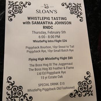 Sloan’s - Whiskey Bars Near Me - Birmingham, Alabama