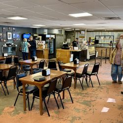 San Marcos BBQ - Approximately half of the dining room