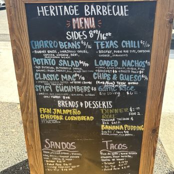Heritage Barbecue - Menu (April 2026) - Barbeque Near Me - San Juan Capistrano, California Heritage Barbecue - Menu (April 2026) - Barbeque Near Me - San Juan Capistrano, California