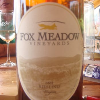 Fox Meadow Winery - Fox Meadow - enjoying a great Riesling - Wineries Near Me - Linden, Virginia