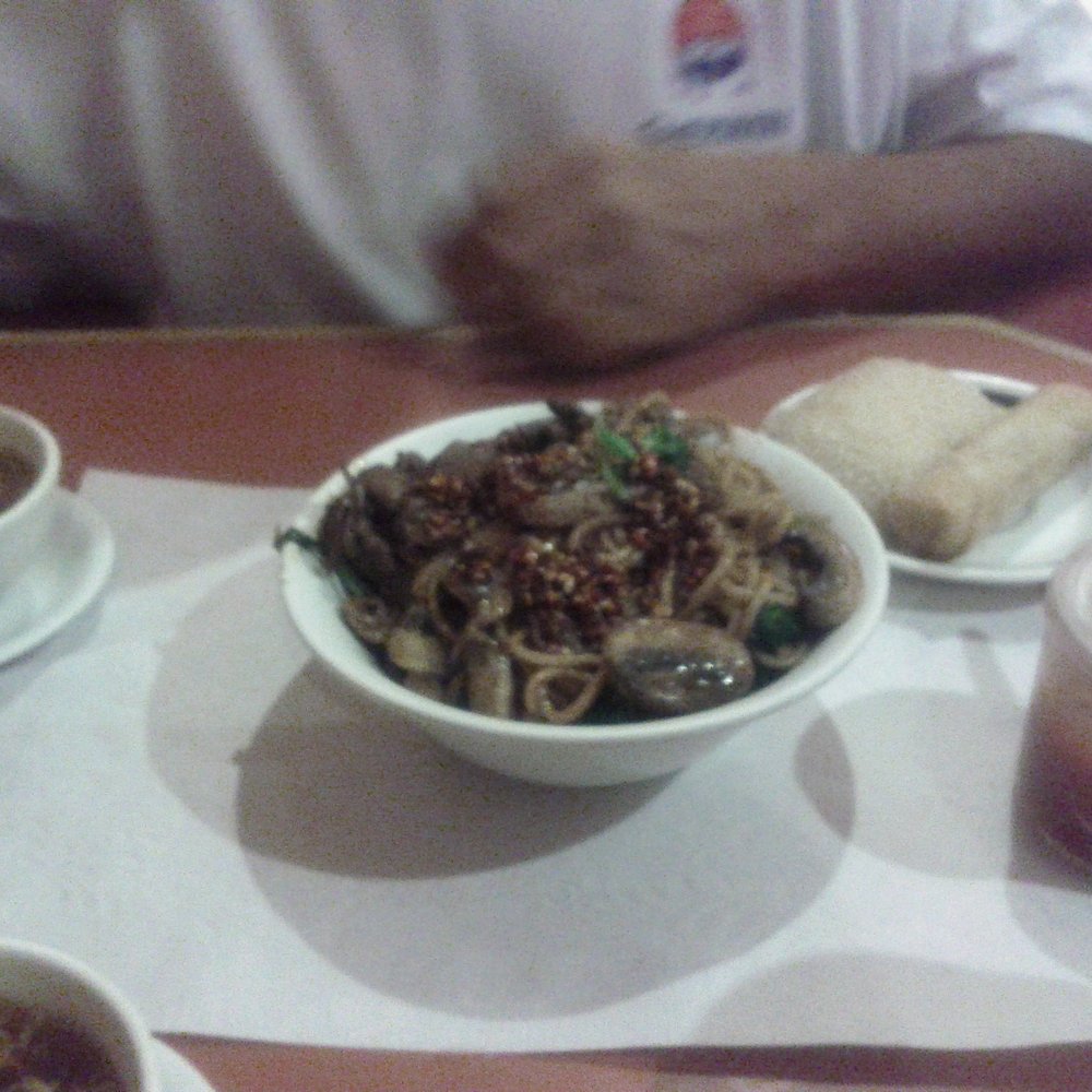 Mad Wolf Mongolian Barbecue - 10.99 buffet, after finishing go back for more until you're satisfied. You get this small soup, bread, and eggroll. - Mongolian Near Me - Fullerton, California