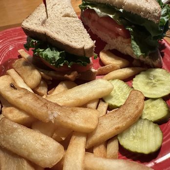 Wildflowers Restaurant - Tuna salad sandwich with fries - Bars Near Me - Pennington, New Jersey
