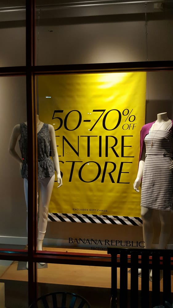 BANANA REPUBLIC FACTORY STORE Updated September 2024 1000 Tanger Dr