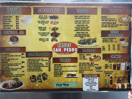 Menu photo 5 Taco's San Pedro Yorba Linda, CA Menu photo 5 Taco's San Pedro Yorba Linda, CA