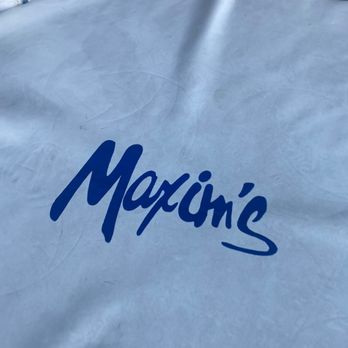 Restaurante Maxim's - Table with logo. Nice touch - Brazilian Near Me - Rio de Janeiro, RJ