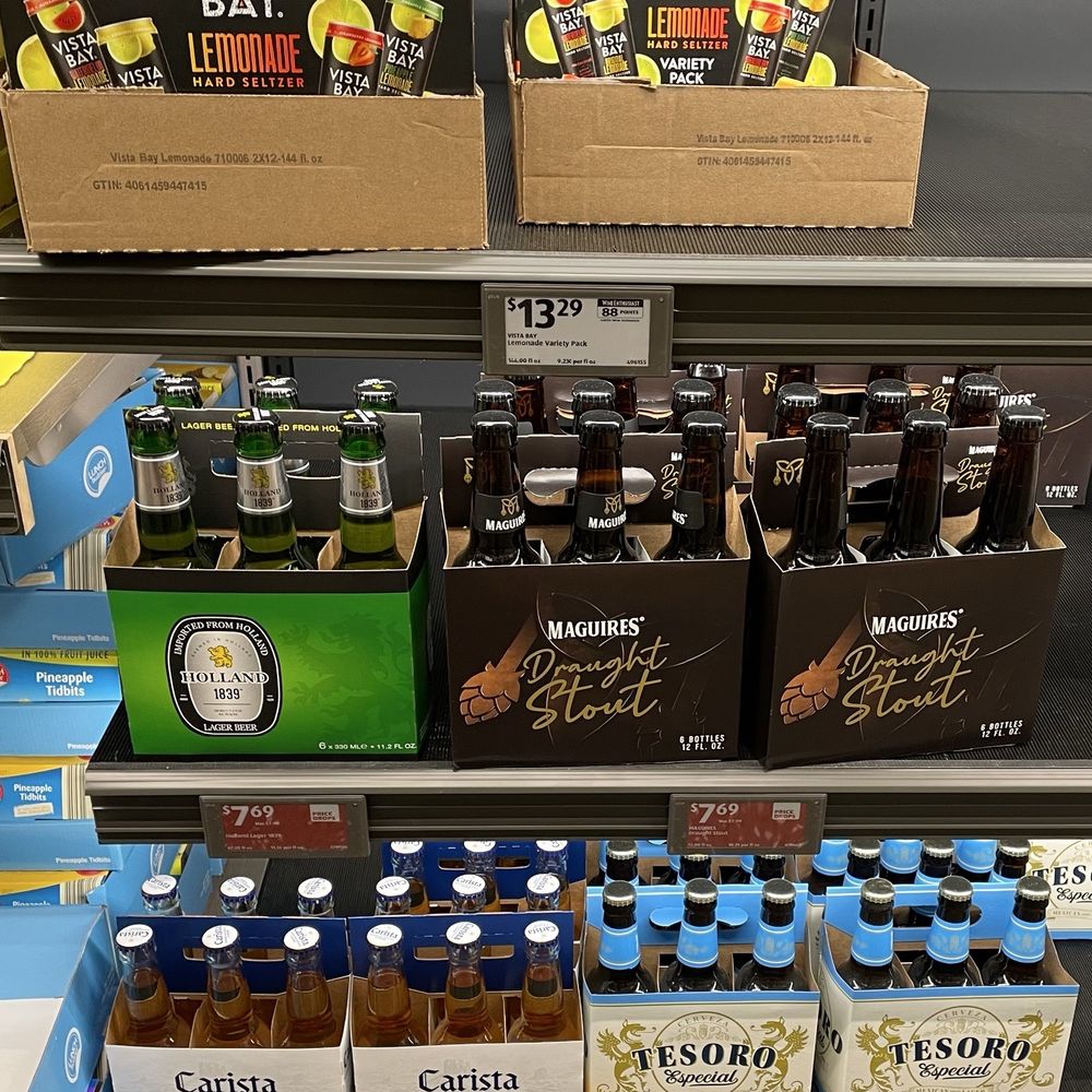Generic beer labeled like the beer being imitated (Corona, Modelo, Heineken) Generic beer labeled like the beer being imitated (Corona, Modelo, Heineken)