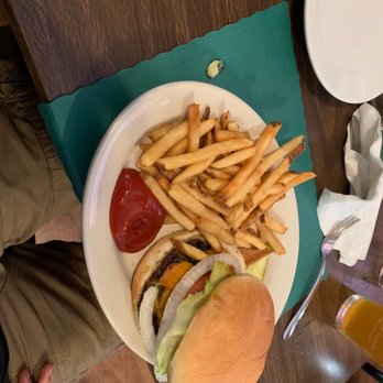 Dick's Pour House - The Canadian Burger - Burgers Near Me - Lake Leelanau, Michigan