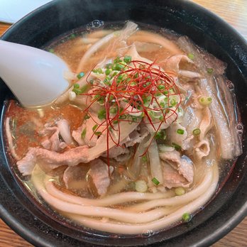 Sanukiya - Tonjiru Udon €16: sliced pork belly and vegetables in yuzu miso soup - Japanese Near Me - Paris, 75