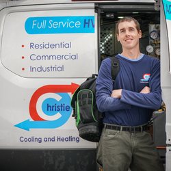 Christie Cooling and Heating - Taylor Christie ready to get the job done
