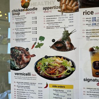 Pho Now - Menu as of 9/8/24 - Vietnamese Near Me - San Jose, California