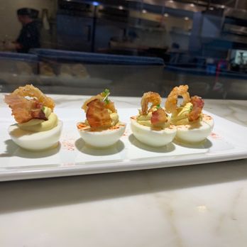 Esquire Grill - Glad to be be back home and these deviled eggs are delicious - American Near Me - Sacramento, California Esquire Grill - Glad to be be back home and these deviled eggs are delicious - American Near Me - Sacramento, California