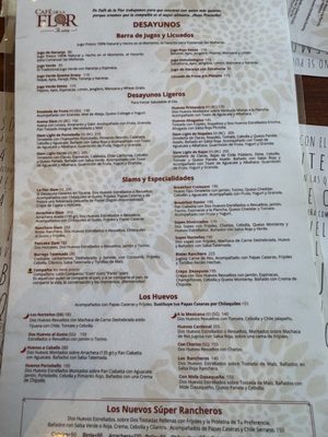 Menu photo 4 Café de la Flor Otay Tijuana, BCN Menu photo 4 Café de la Flor Otay Tijuana, BCN