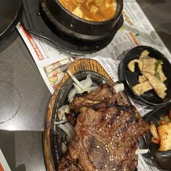 BCD Tofu House - LA Galbi Combo + seafood soon tofu - Korean Near Me - Irvine, California BCD Tofu House - LA Galbi Combo + seafood soon tofu - Korean Near Me - Irvine, California