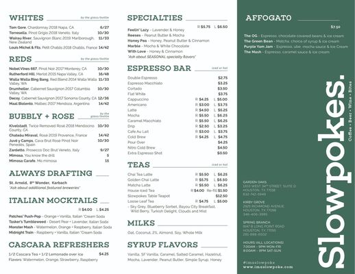 Menu photo 8 Slowpokes Houston, TX Menu photo 8 Slowpokes Houston, TX