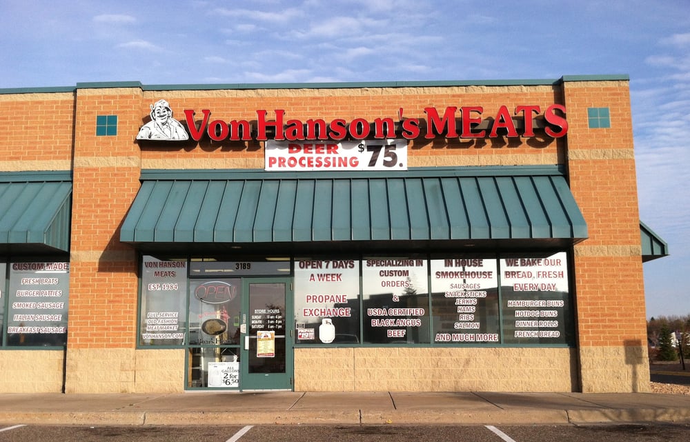 VON HANSON’S MEATS Updated September 2024 3189 Northdale Blvd NW