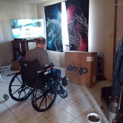 Kern Medical Supply - My husband can't fit inside wheelchair because as a quote insurance ask for chil size not for adult