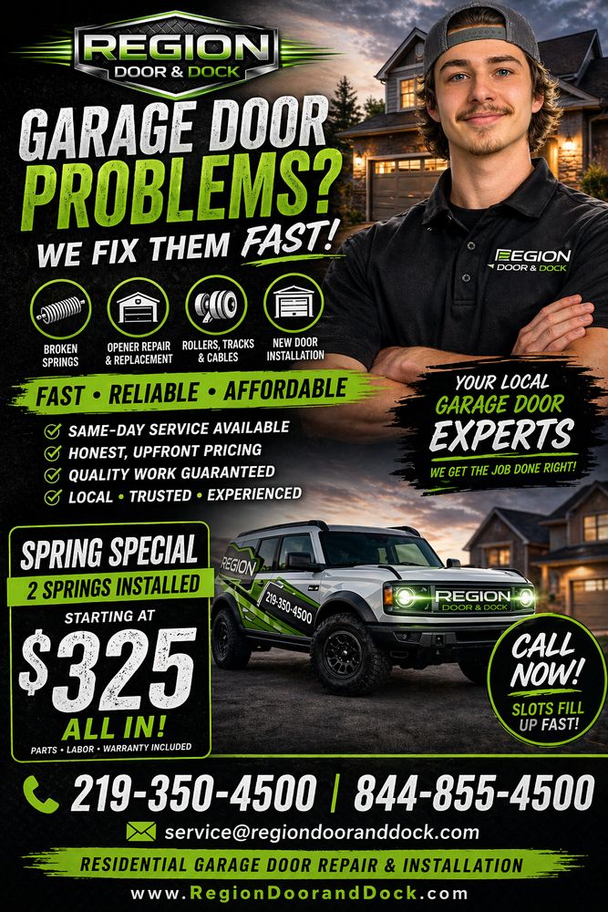 Region Door And Dock - Garage Door Contractor in Lowell, IN