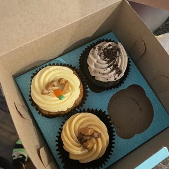 Smallcakes - four different cupcakes in a box - Desserts Near Me - Albany, Georgia