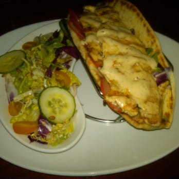 Seasons 52 - Cesar chicken wrap with salad!  Yummy! - New American Near Me - Costa Mesa, California