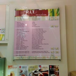 reP.I.T Tea & Juice Bar - Menu
