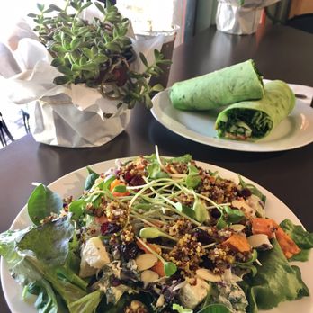 Urban Fresh - Power Slaw, Green Goddess Wrap & one of the plants for sale - Vegan Near Me - Tucson, Arizona
