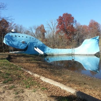 The Blue Whale - Big Blue Whale on Route 66 - Landmarks & Historical Buildings Near Me - Catoosa, Oklahoma