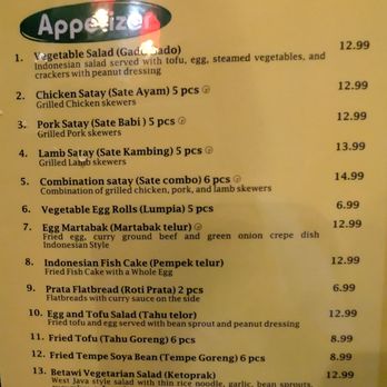 Banana Leaf - Menu 2025 October - Indonesian Near Me - Temple City, California