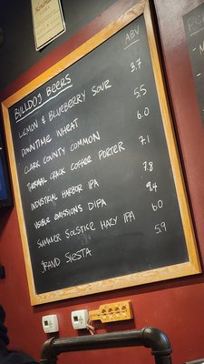 Menu photo 1 Bulldog Brewing Co Whiting, IN Menu photo 1 Bulldog Brewing Co Whiting, IN