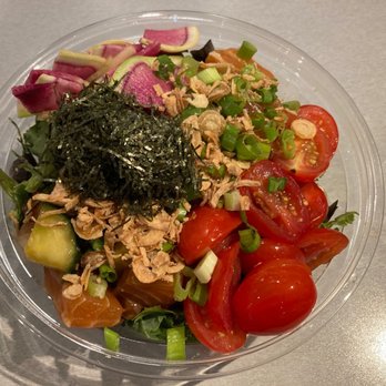 Poke Guys - Regular build your own bowl with salmon - Hawaiian Near Me - Toronto, Ontario