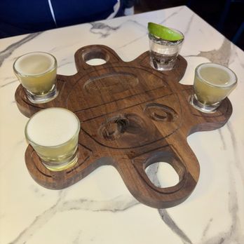 Taino Restaurant - Green tea shots and Bacardi - Asian Fusion Near Me - Worcester, Massachusetts