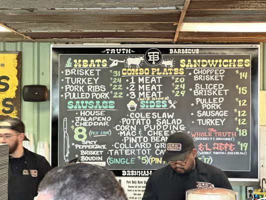 Menu photo 3 Truth BBQ Brenham, TX
