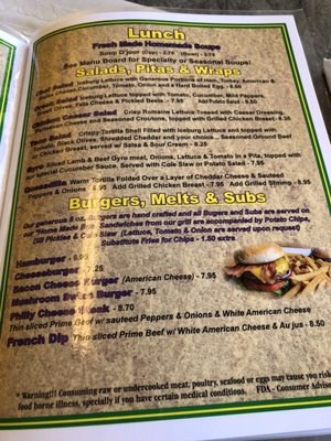 Menu photo 1 Carmela's Corner Spring Hill, FL