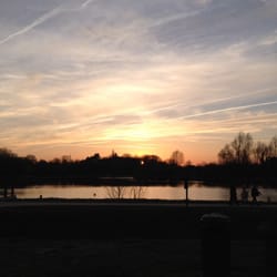 Parc de Neerpede - Le soleil se couche..