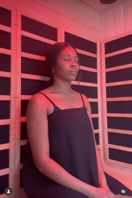 Online Booking Available - Infrared sauna therapy helps you relax while getting an invigorating deep tissue sweat, leaving you fully refreshed, rejuvenated & renewed. Unlike traditional saunas, infrared saunas provide a gentle, soothing therapeutic heat that promotes relaxation & improved sleep. Regular infrared Sauna Sessions can help to burn additional calories, and lose weight. Each session is 30 minutes. A comfortable robe, wrap & warm towels along with complimentary spa water will be available for you to enjoy.