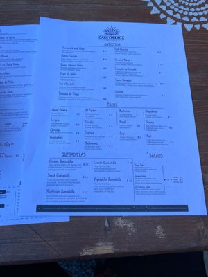 Menu photo 5 Casa Oaxaca Bethesda, MD Menu photo 5 Casa Oaxaca Bethesda, MD