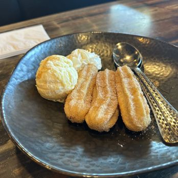 Ogawa’s - Caramel filled churros with ice cream - Japanese Near Me - Fruitland, Idaho