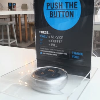 Science Gallery Café - Push the button for table service ^^ - Pizza Near Me - Dublin, D