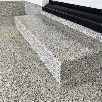 Epoxy It - a close up of a granite bench - Flooring Near Me - Minneola, Florida