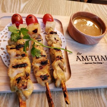 the AM-THAI Williamsburg - BBQ Chicken Satay (3 Skewers) - Thai Near Me - Brooklyn, New York the AM-THAI Williamsburg - BBQ Chicken Satay (3 Skewers) - Thai Near Me - Brooklyn, New York