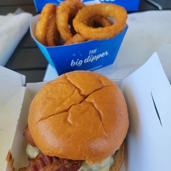 Dairy Queen Grill & Chill - Double patty bacon burger with onion rings - Burgers Near Me - La Plata, Maryland