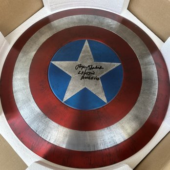 Framin' Works - Up close look at the shield before framing - Art Galleries Near Me - Phoenix, Arizona