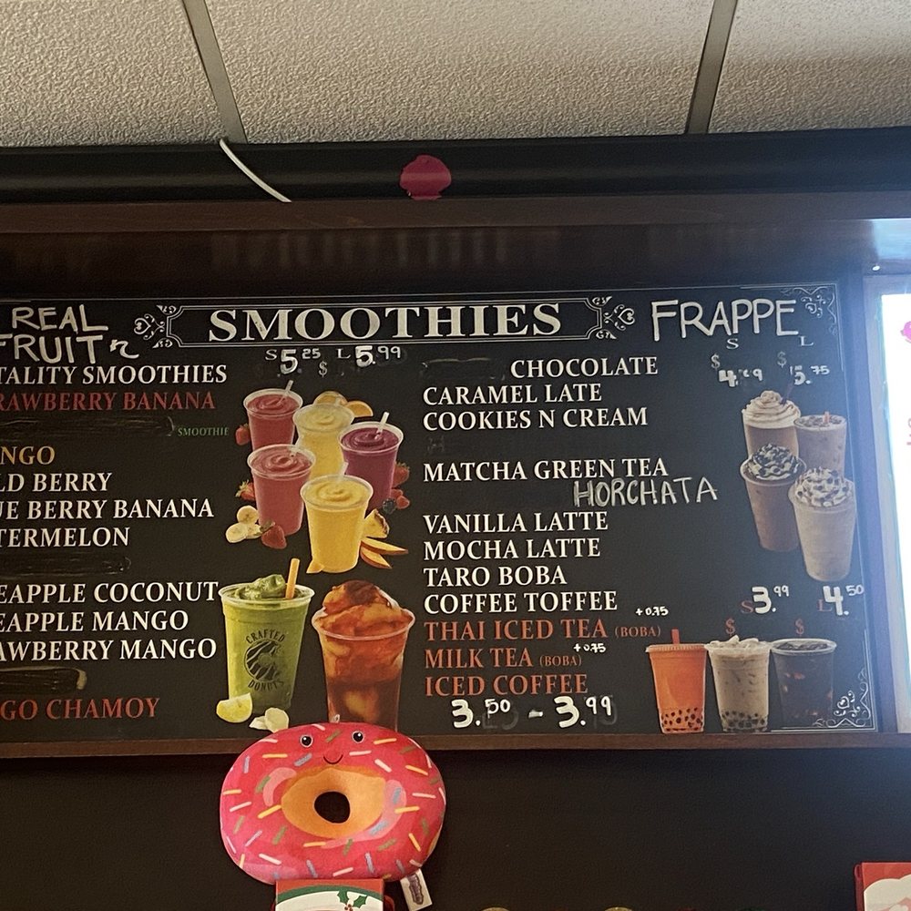 Crafted Donuts - Menu 12/24/23 - Donuts Near Me - Los Angeles, California Crafted Donuts - Menu 12/24/23 - Donuts Near Me - Los Angeles, California
