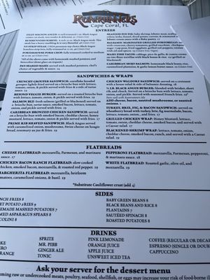 Menu photo 5 Rumrunners Cape Coral, FL