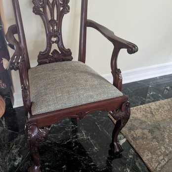 Sugar's Upholstery - Dining room chair. Did a great job . - Furniture Reupholstery Near Me - Los Angeles, California Sugar's Upholstery - Dining room chair. Did a great job . - Furniture Reupholstery Near Me - Los Angeles, California