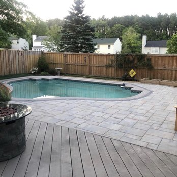 Avellan masonry - After - new paver pool deck - Masonry/Concrete Near Me