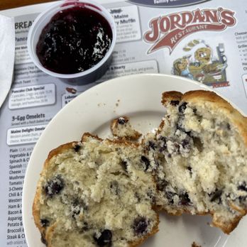 Jordans Restaurant - Blueberry muffin - Breakfast & Brunch Near Me - Bar Harbor, Maine Jordans Restaurant - Blueberry muffin - Breakfast & Brunch Near Me - Bar Harbor, Maine
